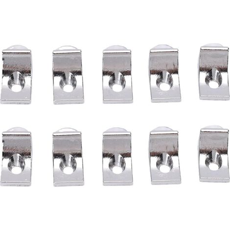Chrome-Plated Zinc Alloy Glass Shelf Pegs (1/5)