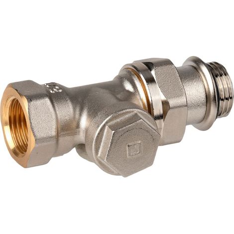 Rücklaufverschraubung Verafix-E ms vern. Durchg. 3/8'' Weichd. (1/3)