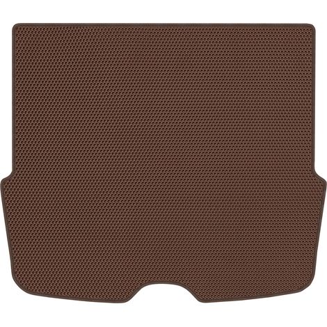 Alfombrilla de maletero de EVA para Ford Focus I Kombi de 1999-2004, diseño de panal de abeja - Marrón (1/5)