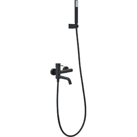 Kit baño/ducha monomando Genova negro mate [ IMEX® ]