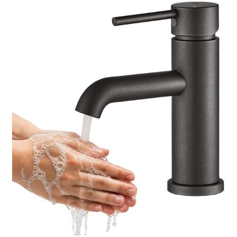 Grifo para lavabo de sobremesa sin tapón Grafito NOIA Kuchinox BNK920D (1/3)