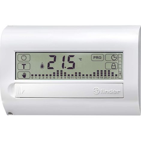 Cronotermostato settimanale touch da parete bianco finder 1c7190030007 (1/2)