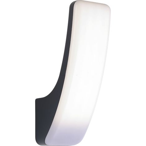 Voltman – Applique extérieure étanche IP54 24W 3000K 1600lm – Aluminium noir – Dimensions 26,2cm – Style moderne (1/5)