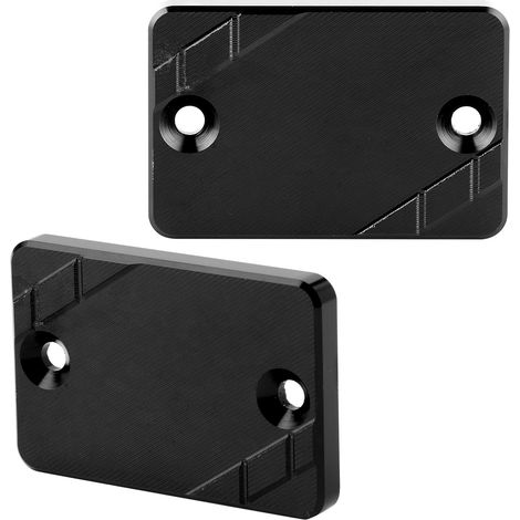 2pcs Bouchon Réservoir Liquide de Frein Avant Arrière pour Honda CB300F CBR500R CB500F CB500X, Couvercle Noir, Kit de Remplacement Compatible Moto (1/5)