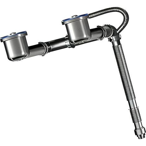Ensemble de tuyaux d'évacuation flexibles pour lavabo Setchen (1/4)