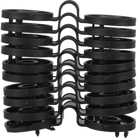 100 Pinces D'ombrage en Plastique Noir, Clips Ronds pour Toile D'ombrage de Jardin et Serrage, Fixation Résistante aux Intempéries, Lot de 100 Pièces pour Voile (1/5)