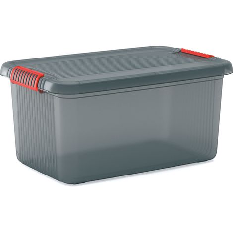 almacenamiento caja de Kis K Latch El Gray - naranja 4- 3L (1/5)
