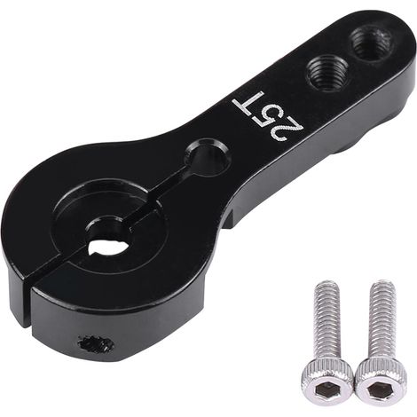 Bras klaxon servo 25mm 25T – Accessoire RC compatible Futaba/Ace/TowerPro (1/5)
