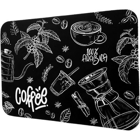 Tapis de machine à café, tapis égouttoir à vaisselle, tapis antidérapant, tapis absorbant pour plan de travail de cuisine (1/5)