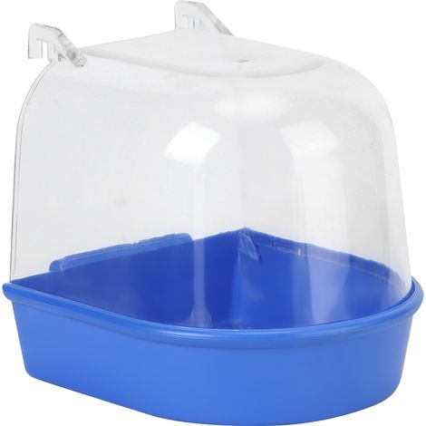 Baignoire Pour Oiseaux - Pvc Alimentaire 2mm - Pour Cage Carrée Standard - Compatible Perruche Et Inséparable - Lot De 1 (1/5)
