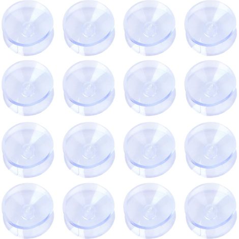 Lot de 20 Ventouses en PVC Transparentes Antidérapantes pour Table en Verre, Diamètre 30 Mm, Taille Moyenne, Coussinets de Protection pour Plateaux, Accessoires Pratiques (1/5)
