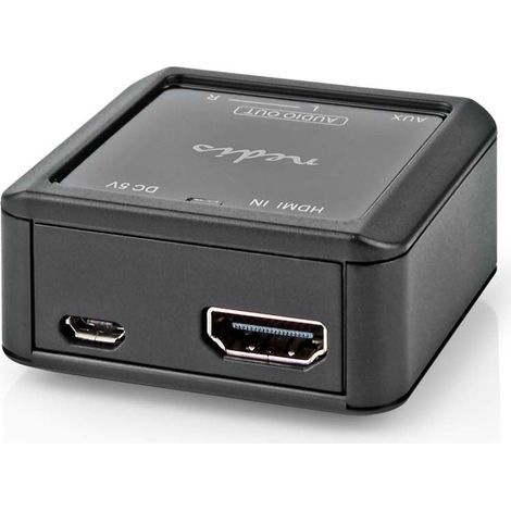 Digital audio converter one way anschluss eingang hdmi eingang anschluss ausgang 2x 2x rca female 35 mm automatisch anthrazit 88302 (1/5)