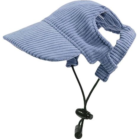 Gorra de béisbol ajustable para perros con orificios para las orejas – protección solar (vegetal, XL) (1/5)