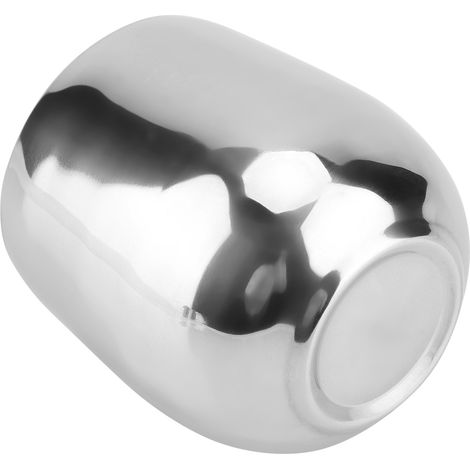 Mug en acier inoxydable à double paroi pour eau, café ou thé (forme cylindrique, 200 ml) (1/5)