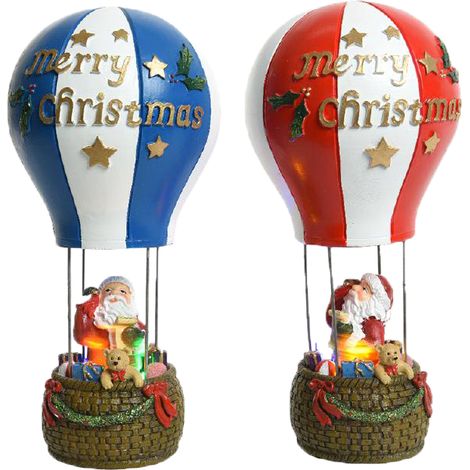 Ballon à air chaud Joyeux Noël