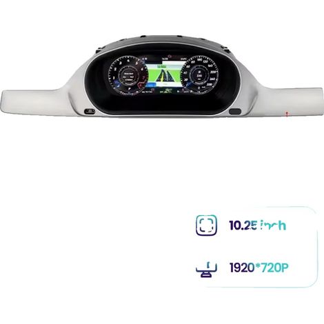 Tableau de bord numérique, compatible avec Passat B 2016-17, connectivité sans fil, installation facile, Pour Passat B6 B7 (1/2)