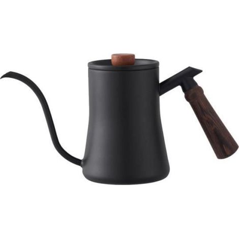 CafetièRe Lait Moussant Pichet Pichet Col de Cygne Bouilloire Bec Acier Inoxydable Café Thé Lait Pot Bouilloire 600Ml COFFEE POT (1/4)