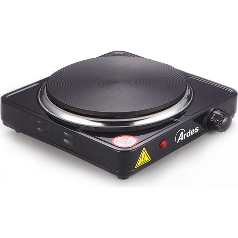 Ardes AR1F19 Piano Cottura Nero Superficie piana Piastra sigillata 1 Fornello (1/4)