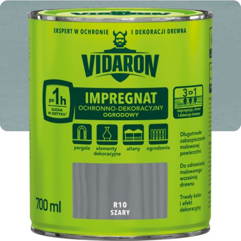 Impregnación para jardín Vidaron gris R10 0,7 L (1/3)