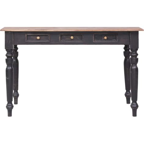 Maison Exclusive - Schreibtisch mit 3 Schubladen 117×57×75 cm Mas (1/5)