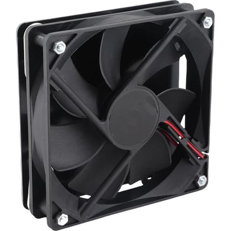 Ventilateur d'extraction solaire intégré 3W 6V, alimenté par un panneau solaire monocristallin en silicium, pour chenil, abri ou poulailler extérieur. (1/5)