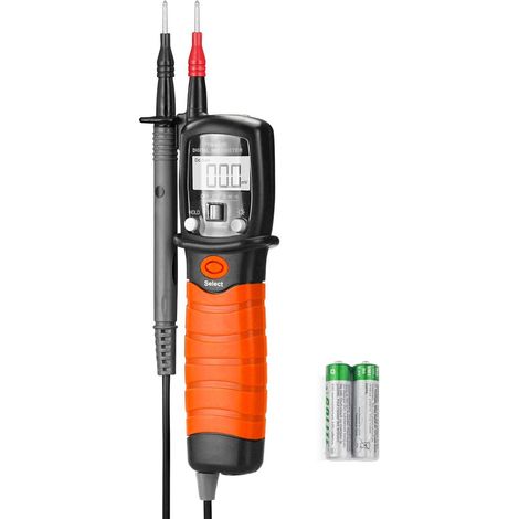 BT-38B - Multímetro digital con voltímetro (600 V, CA CC, 600 V, con rango automático, mide voltaje, corriente, resistencia) (1/3)