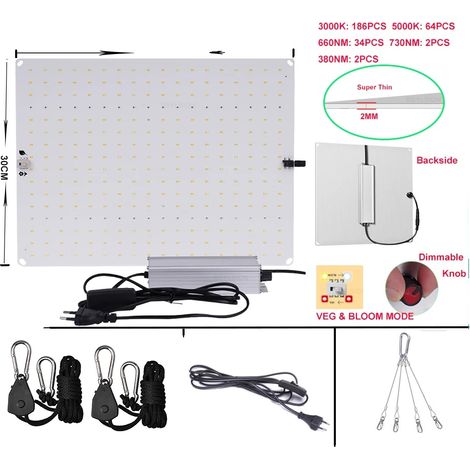 Lámpara de cultivo, espectro completo, modos regulables, 1200 W MÁX. IR UV Pro-a (1/2)