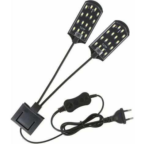 lumière de clip d'aquarium, lumière de support d'éclairage lumière led étanche, 220v, lumière pour aquarium, animaux de compagnie (1/5)