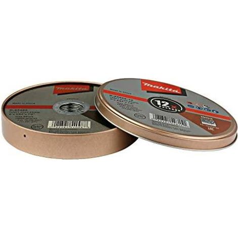 Makita - Disco da taglio - per acciaio inox, acciaio inox - 12 pezzi - 125 mm