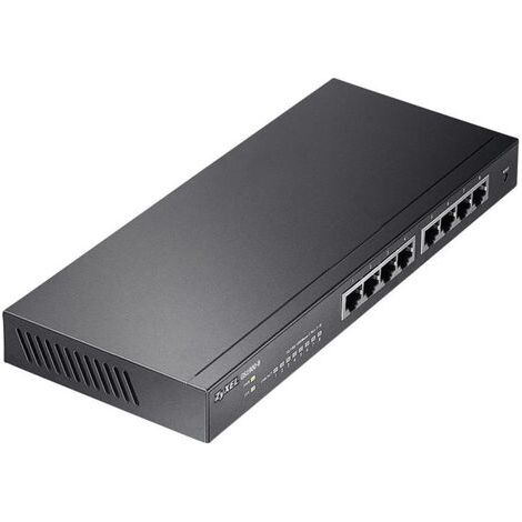 Zyxel GS1900-8 Géré L2 Gigabit Ethernet (10/100/1000) Noir (1/5)