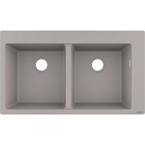 S510-F770 Lavello incasso 370/370 grigio cemento (1/3)
