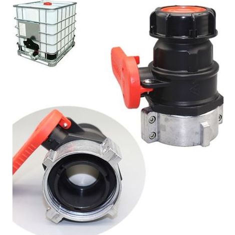 Adaptateur Réservoir IBC – Vanne Cuve DN50, Robinet Cuve IBC (1/5)