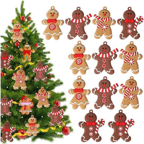 Gnome De Noël - Figurine Décoration Intérieure - En Peluche Haut De Gamme Remplie De Sable - Set De 3 Pièces Rouge Gris Blanc - Pour Sapin Chambre Salon Cheminée (1/5)
