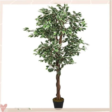 359027 Ficus artificiel 756 feuilles 150 cm vert (1/5)