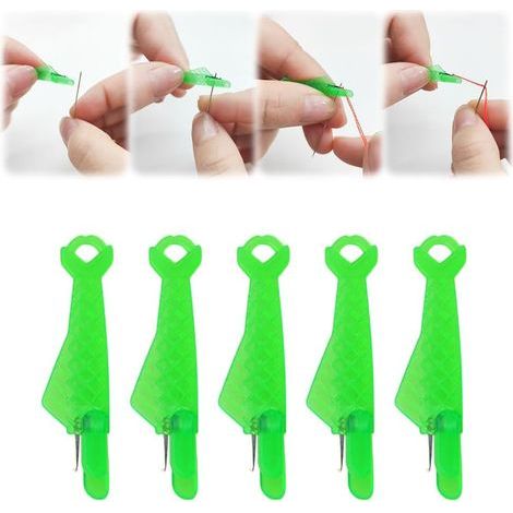 Accessoires Couture Aiguilles Couture Enfile Aiguille Machine à Coudre Plastique DIY Enfile-Fil, Passe Fil Couture Enfile-Aiguilles pour Coudre à Main & Quilting Craft (5) (1/5)
