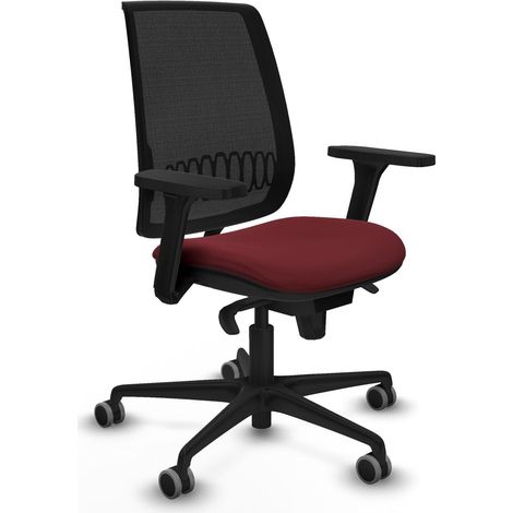 Chaise de bureau piqueras y crespo Alares noir mousse injectée (1/2)
