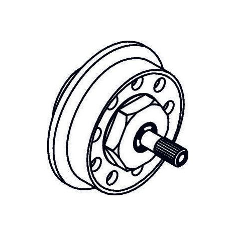 Hansgrohe HG escutcheon nut Quattro f-Set chrome, 96489000