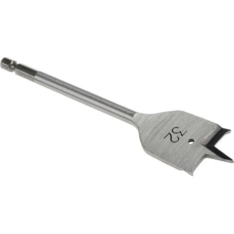 Foret Acier chrome vanadium RS PRO Foret à bois plat 32mm x 152,4 mm ( Prix pour 1 ) (1/3)