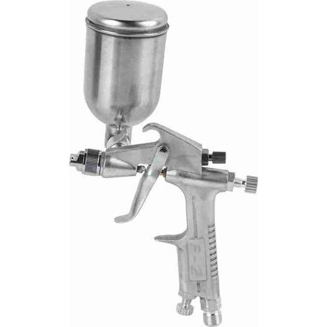 Beyamis Pistolet à peinture pneumatique F-2, buse de 0,5 mm, capacité de 125 ml, alimentation par gravité (1/5)