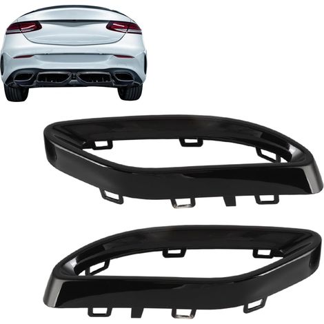 Punta de escape de repuesto en negro brillante para ABCE GLC CLS-Class W177 W247 W205 W213 X253 C257 (1/5)