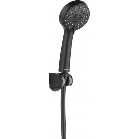 Ensemble de douche Cento 3 fonctions noir 225 x 90 mm (1/2)