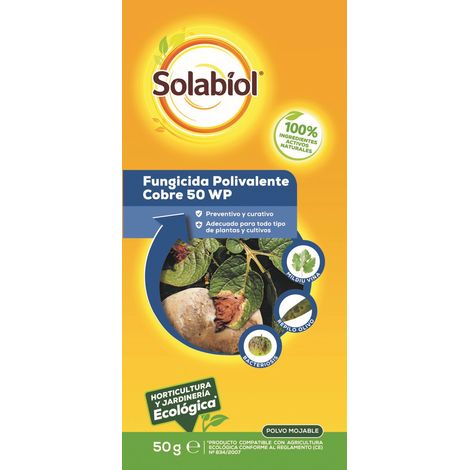 Fungicida polivalente cúprico SOLABIOL 50g (1/5)