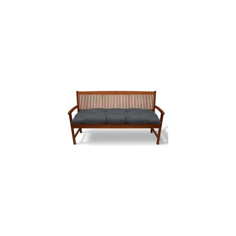 Coussin de banc Flair BK 100x50x10cm – Tissu 100% polyester – Résistance UV 5 – Épaisseur 10cm – Agrafes rondes élégantes (1/5)