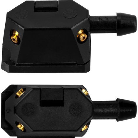 8 mm/9 mm Scheibenwaschdüse, 4-Loch-Einstelldüse, kompatibel mit Pkw/Lkw (1/5)