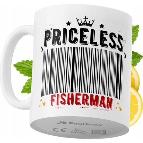 Taza de café/té divertida con diseño de texto humorístico para pescadores. Taza ideal para cumpleaños, santos y días festivos. Taza premium para ocasiones especiales en casa, la oficina o el trabajo.  (1/5)