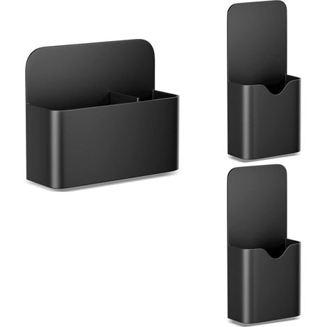 Ensemble de 3 porte-marqueurs magnétiques:porte-craie et porte-stylo magnétique.Convient pour réfrigérateurs,tableaux blancs (1/5)