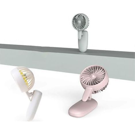Kleiner, tragbarer Outdoor-Ventilator, USB-Taschenventilator, Mini-Clip-Ventilator fürs Handy, leise (1/3)