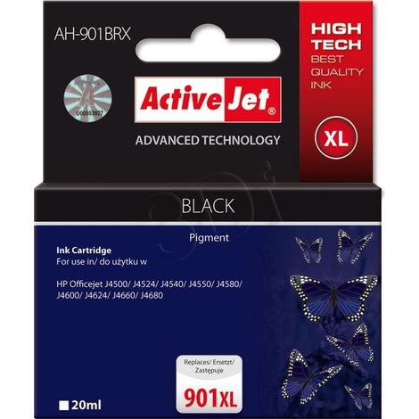 Activejet AH-901BRX cartucho de tinta 1 pieza(s) Compatible Alto rendimiento (XL) Negro (1/2)