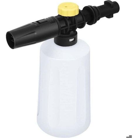 Canon à Mousse pour Karcher K2 K3 K4 K5 K6 K7, 750ML Lance de Mousse Bouteille de Neige avec Buse Réglable Accessoire (1/4)