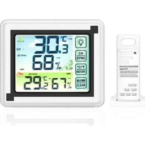 Thermomètre d'Intérieur Numérique avec Hygromètre pour Ambiance Précise Ortviai